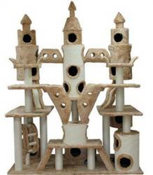 Best Cat Trees - A royal cat (and a rich hooman) deserves this incredible cat tree castle!