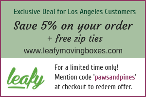For Los Angeles customers, save 5% on your Leafy box rentals for a more eco-friendly and wallet-friendly move around town!